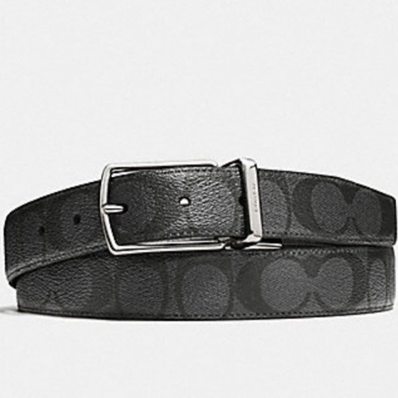 coach MODERN HARNESS REVERSIBLE SIGNATURE Belt - Picture 2 of 2